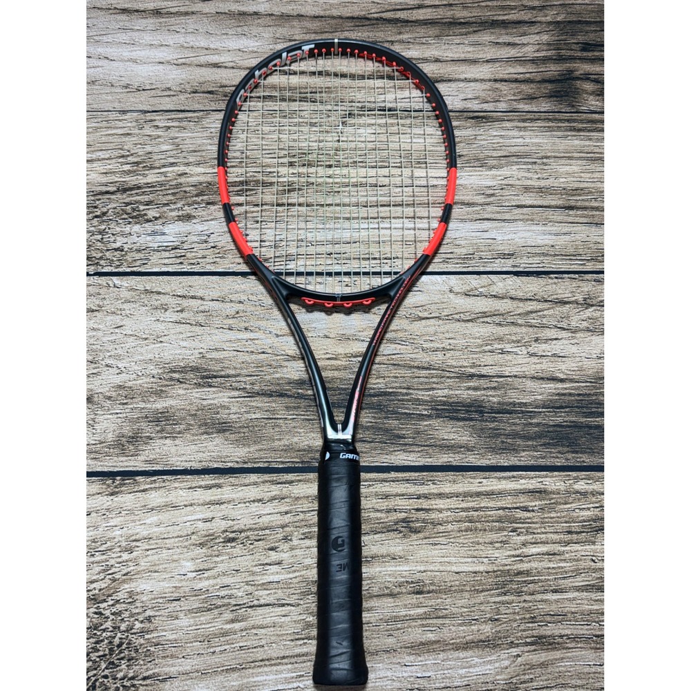 Babolat Pure Strike Tennis Racquet Mens 4 5/8 Black Red 18x20 Stabilizer Tech